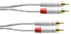 2RCA M - 2RCA M valkoinen audiokaapeli