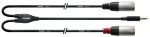 2XLR M - 3,5mm stereo audiokaapeli